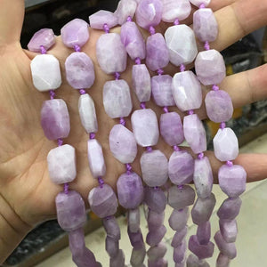 Kunzite Faceted Free Form 15-20mm
