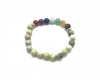 Aust Butter Jasper 7 Chakras Bracelet 8mm