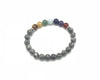 Gary Picture Jasper 7 Chakras Bracelet 8mm