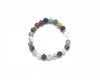 Tourmalated Quartz 7 Chakras Bracelet 8mm