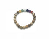 Picture Jasper 7 Chakras Bracelet 8mm