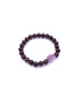 Garnet Bracelet Wite Kunzite Free Form Center Piece 8mm