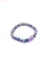 K2 Bracelet Wite Kunzite Free Form Center Piece 8mm