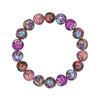 Impression Jasper Purple and Blue Stretch Bracelet 8MM