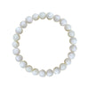 MOP Bleached Round Bracelet 8MM