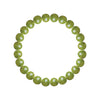 Shell Pearl Apple Green Round Bracelet 8MM
