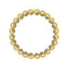 Shell Pearl Gold Yellow Round Bracelet 8MM