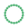 Men's Bracelet Aventurine Green Round Beads 8mm