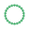 Men's Bracelet Aventurine Green Round Beads 10mm