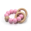 New baby beads teether bracelet baby teething silicone ball bracelet fashion baby bracelet