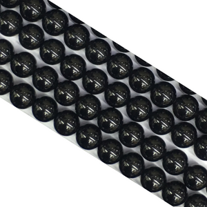 Black Onyx Rounds Beads 10mm