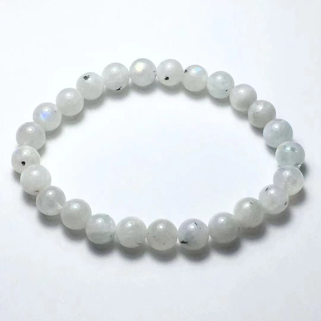 Ethnic Design Rainbow Moonstone Gemstone Bracelets With 925 Sterling Silver  — Discovered