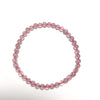 Strawberry Quartz Bracelet 4mm