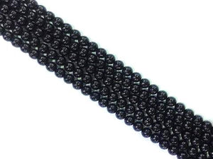 Black Tourmaline G1 Round Beads 6Mm