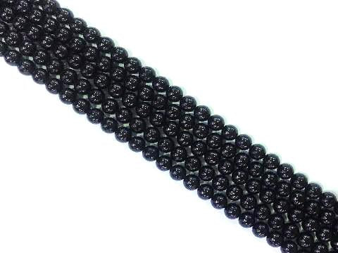 Black Tourmaline G1 Round Beads 8Mm