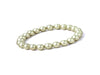 Matte Shell Pearl Light Gold Bracelet 6Mm