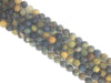 Matte Gold Pietersite Round Beads 4Mm