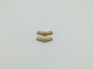 Zircon Gold Metal Parts 6X25Mm