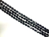 Black Onxy Faceted Twisted 10X14Mm