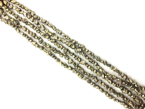 Coated Silver Pyrite Gold Free Eorm 5-8Mm