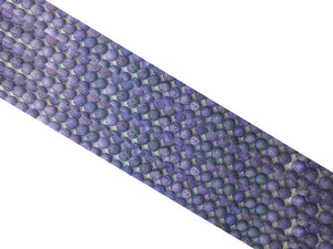 Agate Druzy Purple Round Beads 8Mm