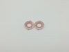 Zircon Rose Gold Metal Parts 25Mm