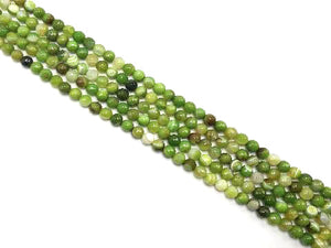 Color Sardonyx Apple Green Faceted Rounds 10Mm