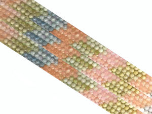 Morganite Rainbow Round Beads 12Mm