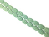 Lava Stone Green Flat Oval 32X24Mm