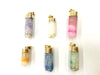 Color Crystal Quartz Druzy Tube Pendant 10X23-12X34Mm