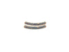 Zircon Rose Gold Metal Parts 5X37Mm
