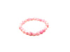 Color Crack Crystal Pink Bracelet 8Mm