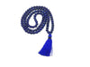 Lapis Tassel Necklace 108Pcs 6Mm