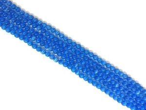 Artificial Opal Blue Round Beads 10Mm