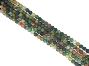 Matte Fancy Jasper Round Beads 6Mm