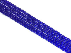 Artificial Opal Royalblue Round Beads 6Mm