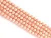 Color Jade Light Pink Faceted Rounds 8Mm
