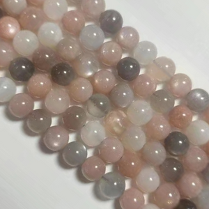 Multi Moonstone Round Beads 10mm