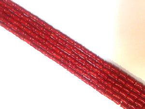 Bamboo Coral Red Flower 4X8Mm