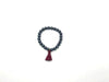 Matte Sgell Pearl Black Gray Tassel Bracelet 8Mm