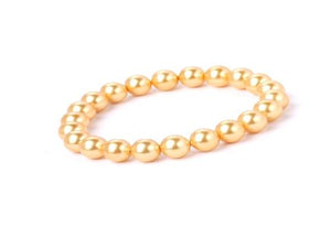 Shell Pearl Gold Bracelet 6Mm