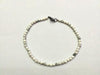 Howlite White Faceted Rounds Bracelet 3Mm