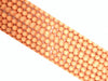 Shell Pearl Orange Round Beads 6Mm