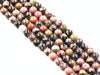 Black Rhodanite Round Beads 4Mm