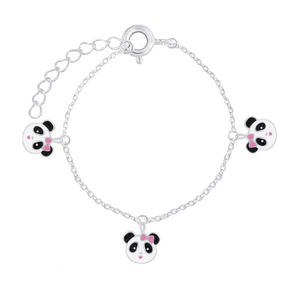 Silver Panda Bracelet