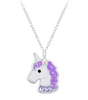 Silver Unicorn Necklace