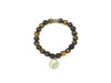 Yellow Blue Tiger Eye Bracelet 8Mm