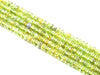 Peridot Super Precision Cut Faceted Roundel 2X4Mm