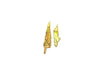 Coated Kynite Gold Pendant 12X38-26X55Mm