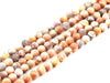 Matte Sunstone G2 Roune Beads 6Mm